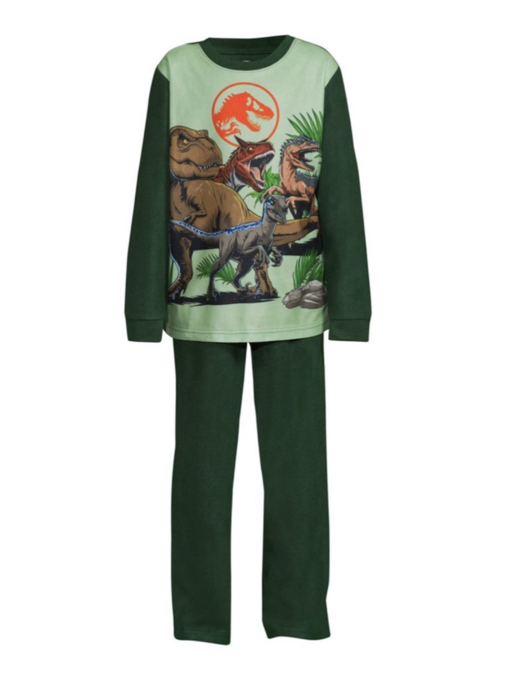 Jurassic World Boys 2-Piece Pajama Set Size Large 10/12 New in Pkg